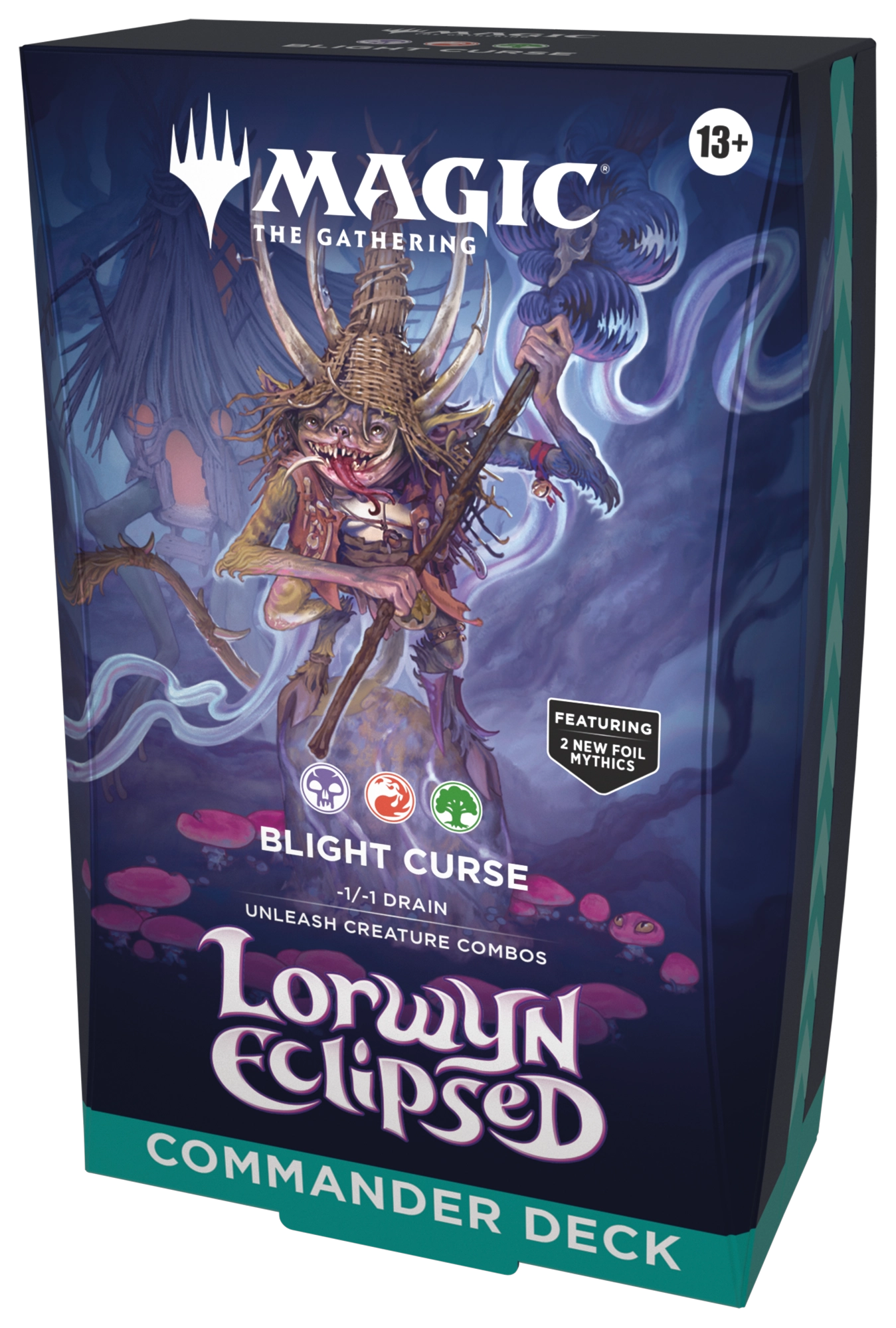 Magic: The Gathering Lorwyn Eclipsed Commander Deck Blight Curse official product image